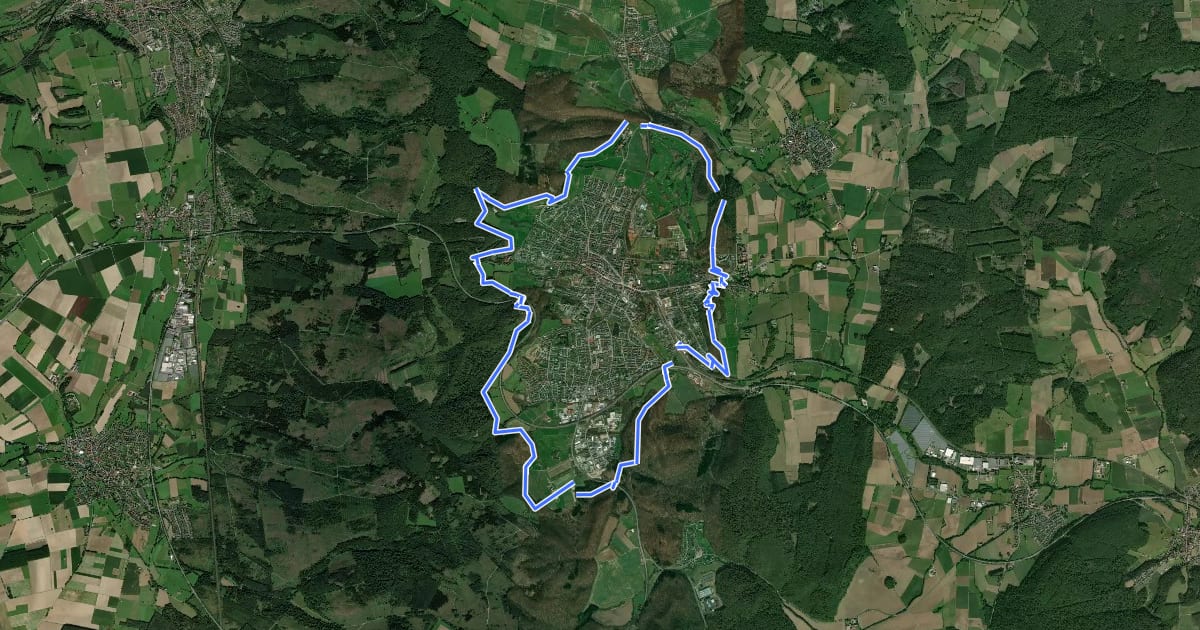 Маршрут Sachsenring на спутниковом снимке