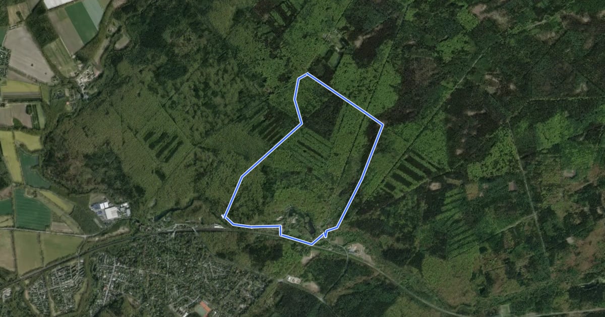 Маршрут Sachsenwald Wanderweg 2: Max-Schmeling-Weg на спутниковом снимке