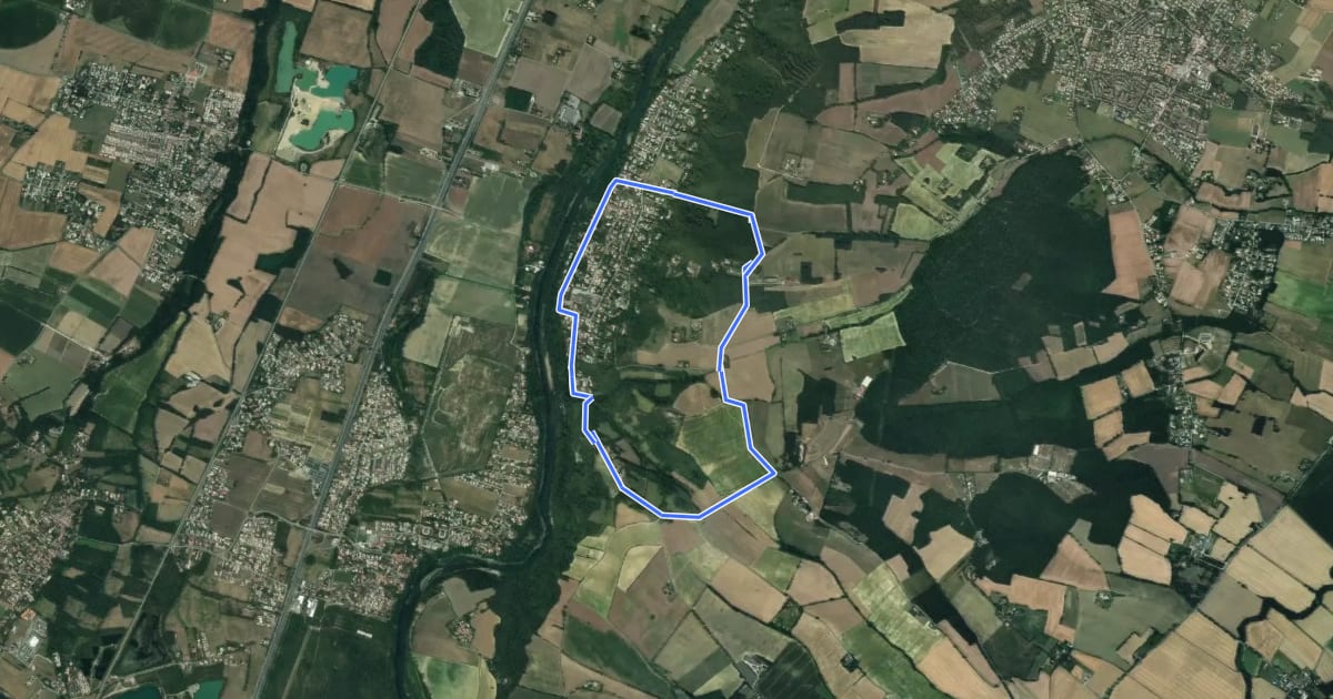 Маршрут Saint-Amans : Garonne et Panorama на спутниковом снимке