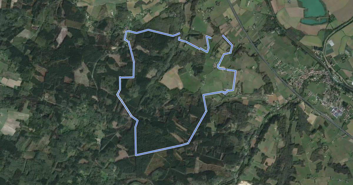 Маршрут Saint-Pierre-de-Buzet, la randonnée du Cap-du-Bosc - 12 km на спутниковом снимке