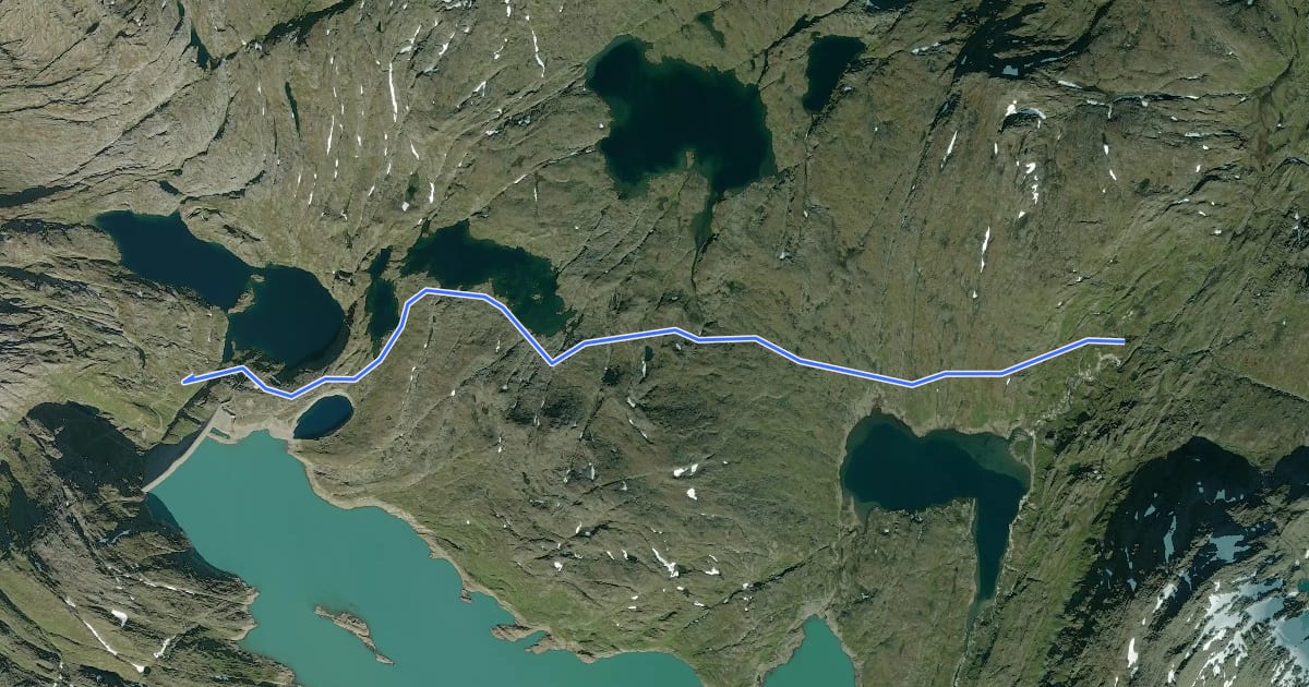 Маршрут SAL30B на спутниковом снимке