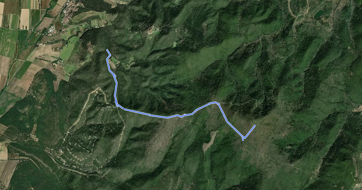 Маршрут Salita al Monte Leone на спутниковом снимке