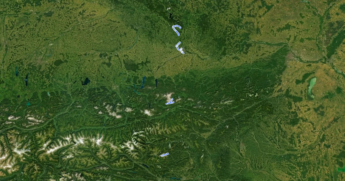 Маршрут Salzsteigweg 09A на спутниковом снимке