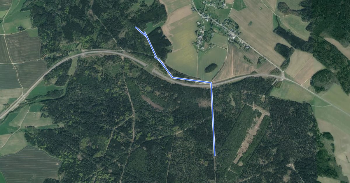Маршрут Salzweg на спутниковом снимке