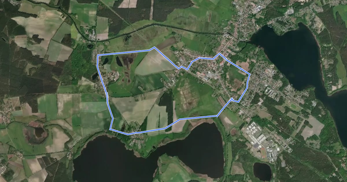 Маршрут Salzweg на спутниковом снимке