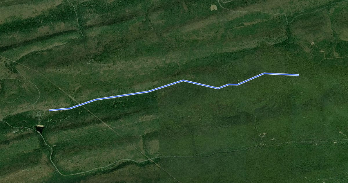 Маршрут Sand Mountain Road на спутниковом снимке