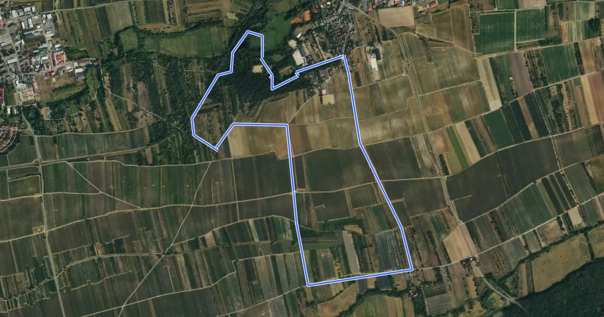 Маршрут Sandhasenweg 3 на спутниковом снимке
