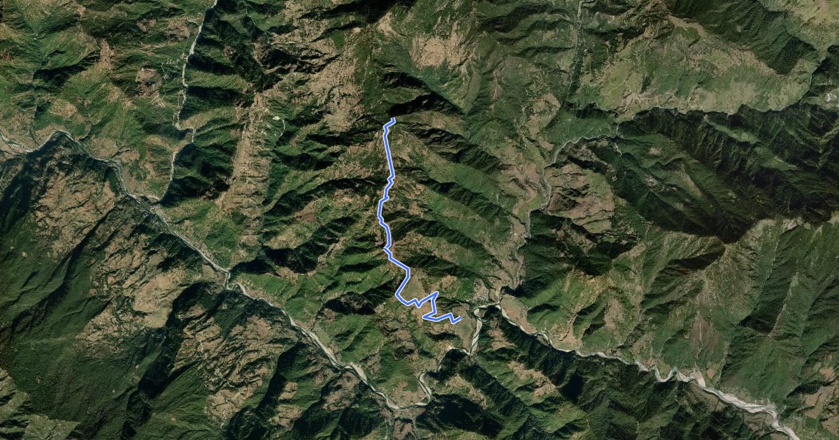 Маршрут Sandoli Tibba на спутниковом снимке