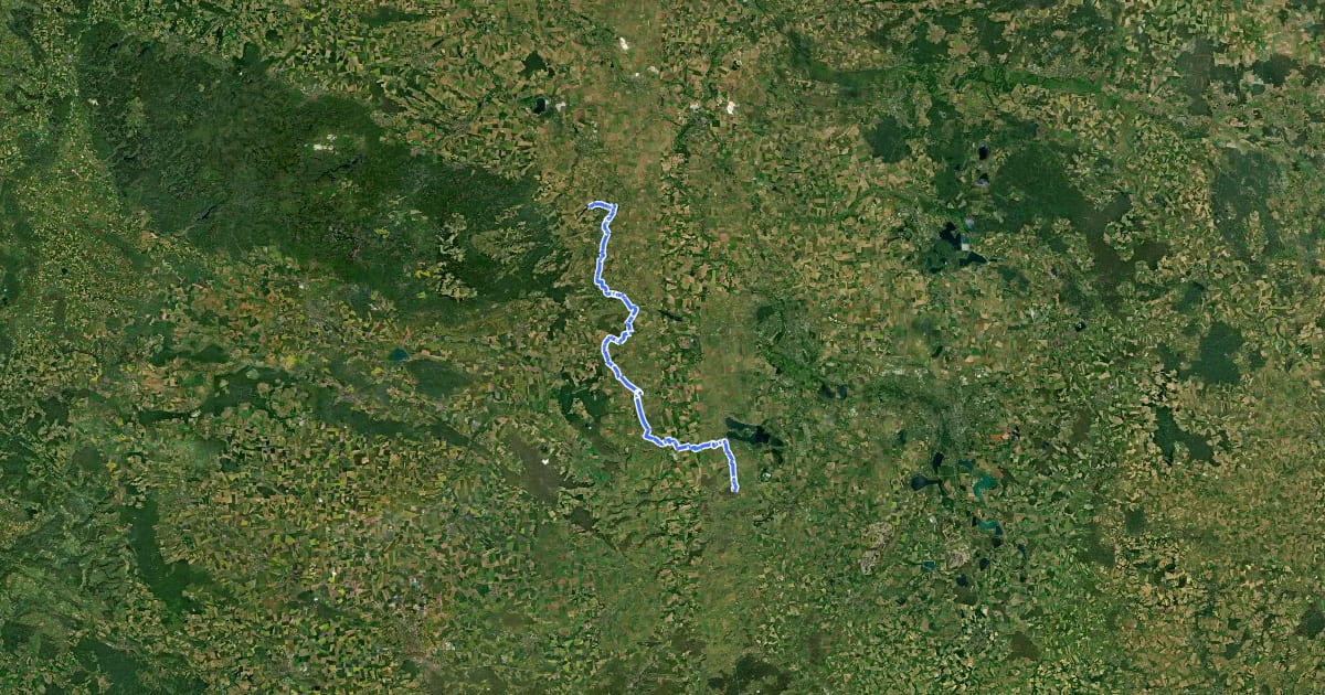 Маршрут Sankt Jakobus Pilgerweg (Sachsen-Anhalt 4) на спутниковом снимке