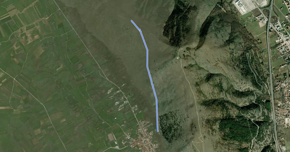 Маршрут SANTA BARBARA на спутниковом снимке