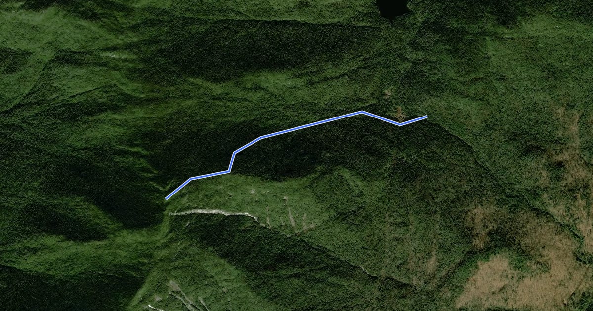 Маршрут Santanoni Express Trail на спутниковом снимке