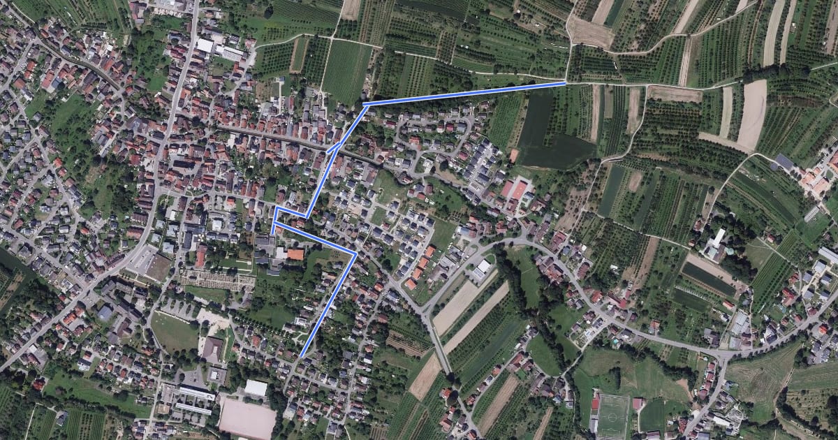 Маршрут Sasbach Turenne-Denkmal - Zehntfrei на спутниковом снимке