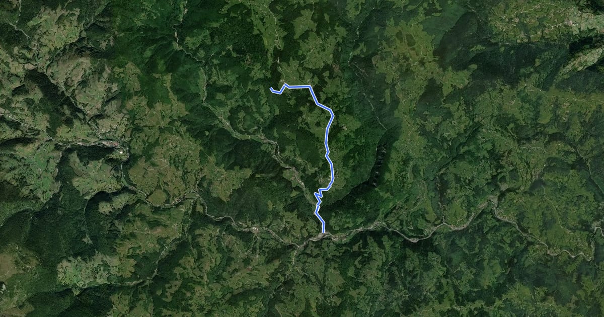 Маршрут sat Gârda de Sus - Peștera Ghețarul Scărișoara на спутниковом снимке