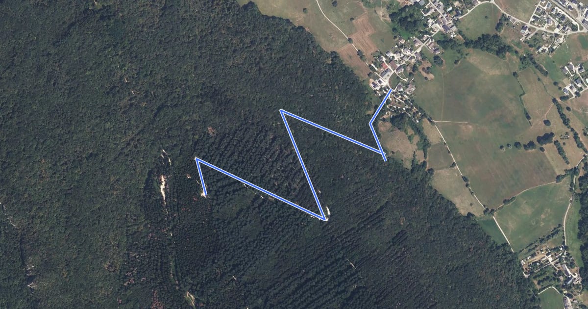 Маршрут Savoie Rando Lac à VTT - Accès на спутниковом снимке