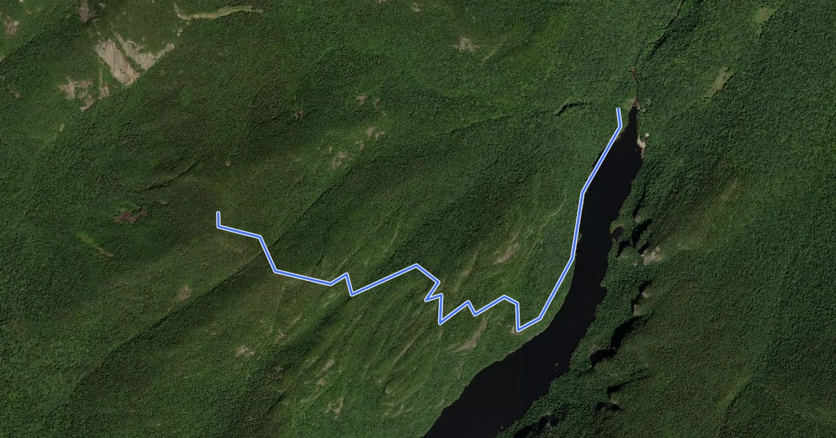 Маршрут Sawteeth Scenic Trail на спутниковом снимке