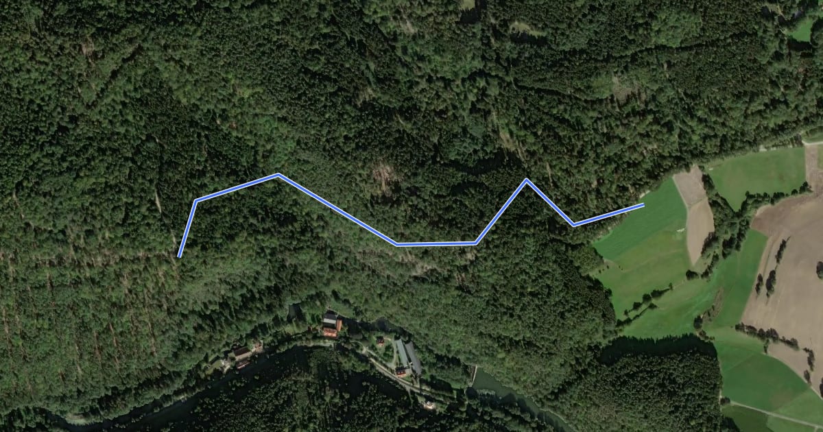 Маршрут Schönbuchenweg-Abkürzung на спутниковом снимке