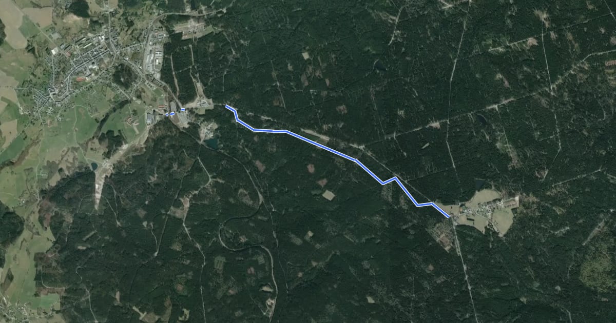Маршрут Schöneck nach Kottenheide, Kirchsteig на спутниковом снимке