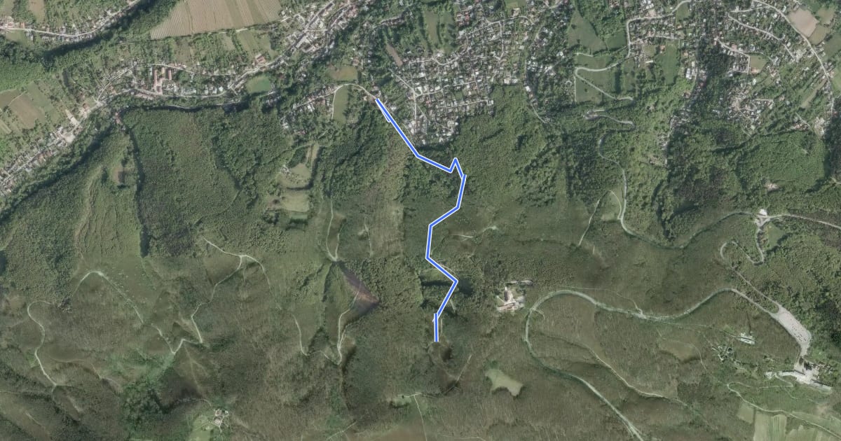 Маршрут Schönstatt-Trail на спутниковом снимке