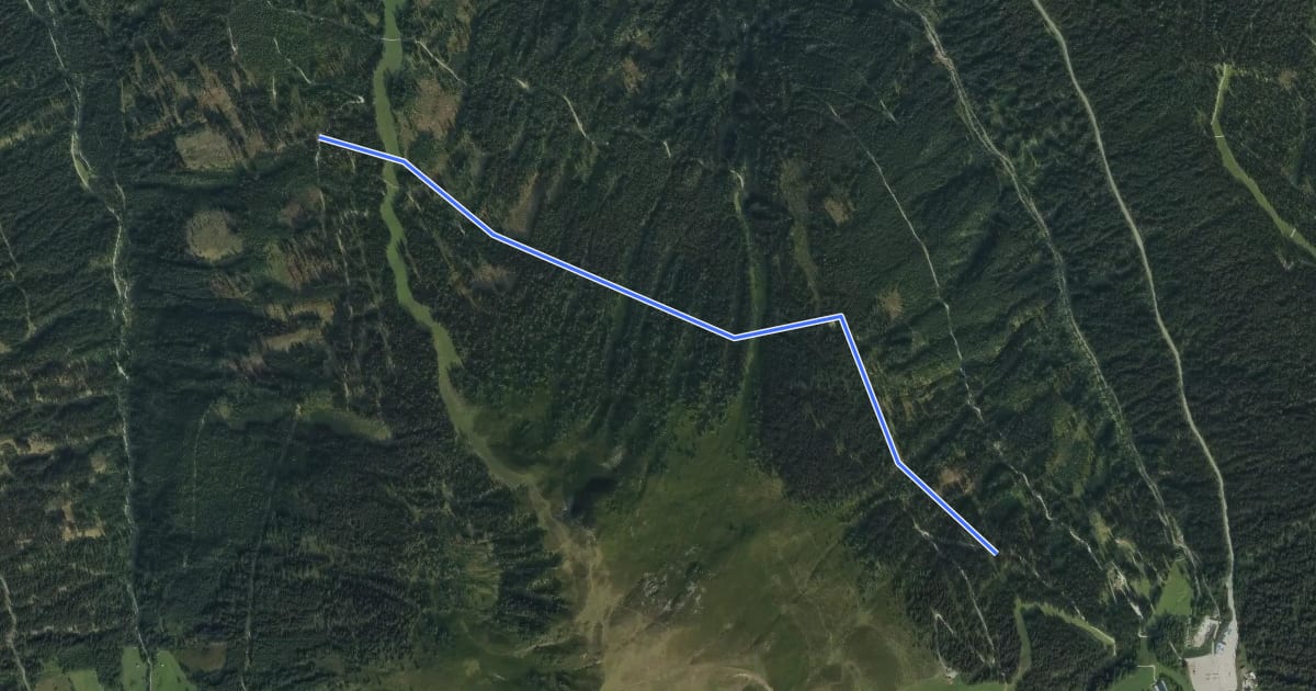Маршрут Schartensteig на спутниковом снимке