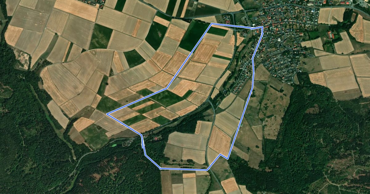 Маршрут Schauenburg, S1 на спутниковом снимке