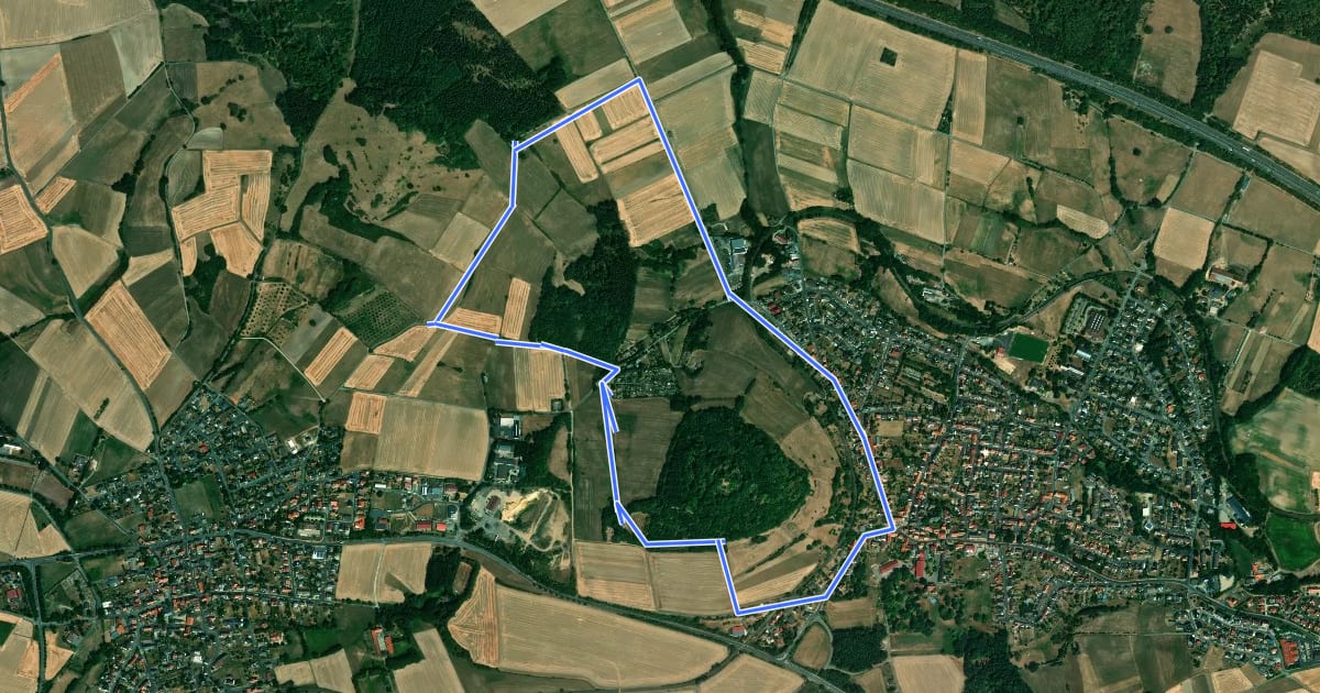Маршрут Schauenburg, S4 на спутниковом снимке