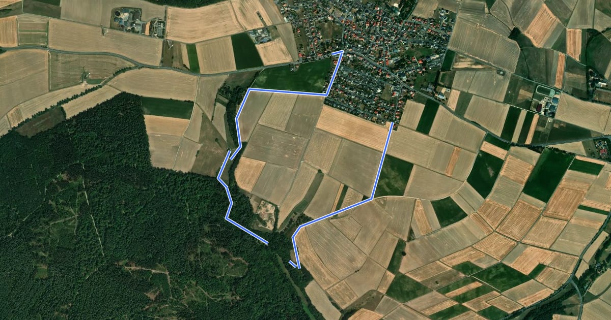Маршрут Schauenburg, S7 на спутниковом снимке