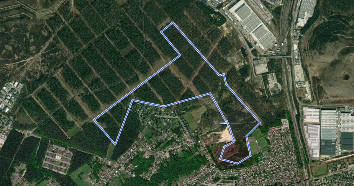 Маршрут Schemmersberg rode driehoek на спутниковом снимке