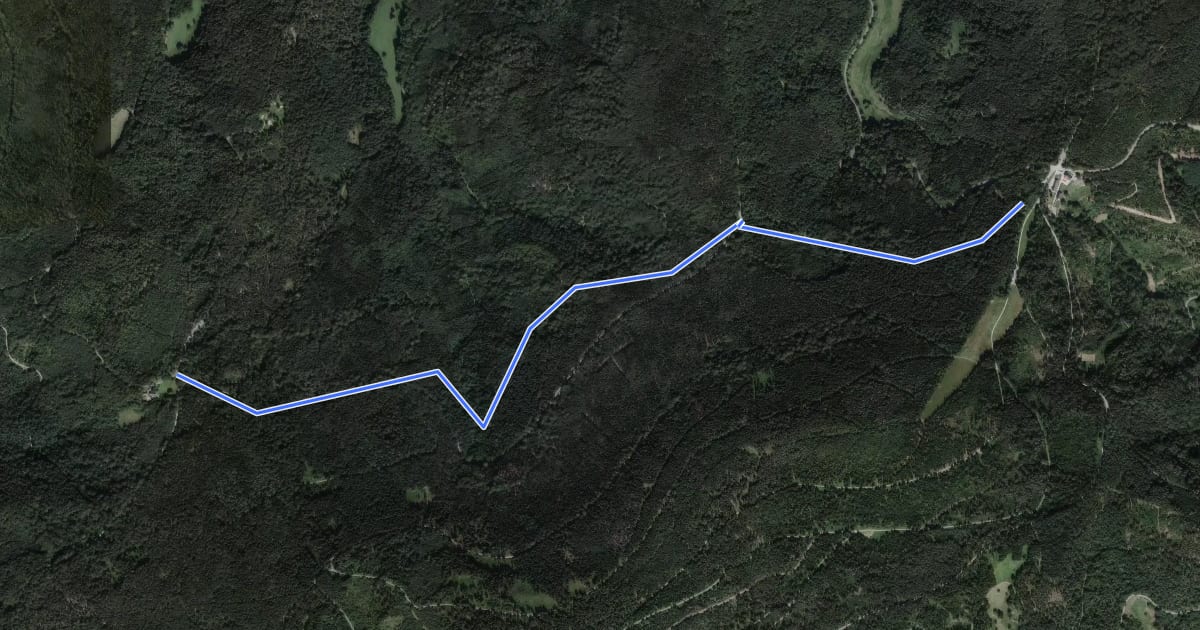 Маршрут Scherrhof - Am Ruberg на спутниковом снимке