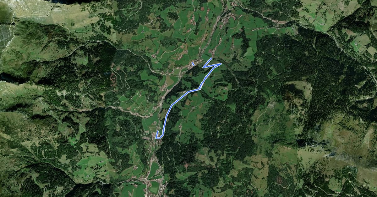 Маршрут Schiedstein Höhenweg на спутниковом снимке