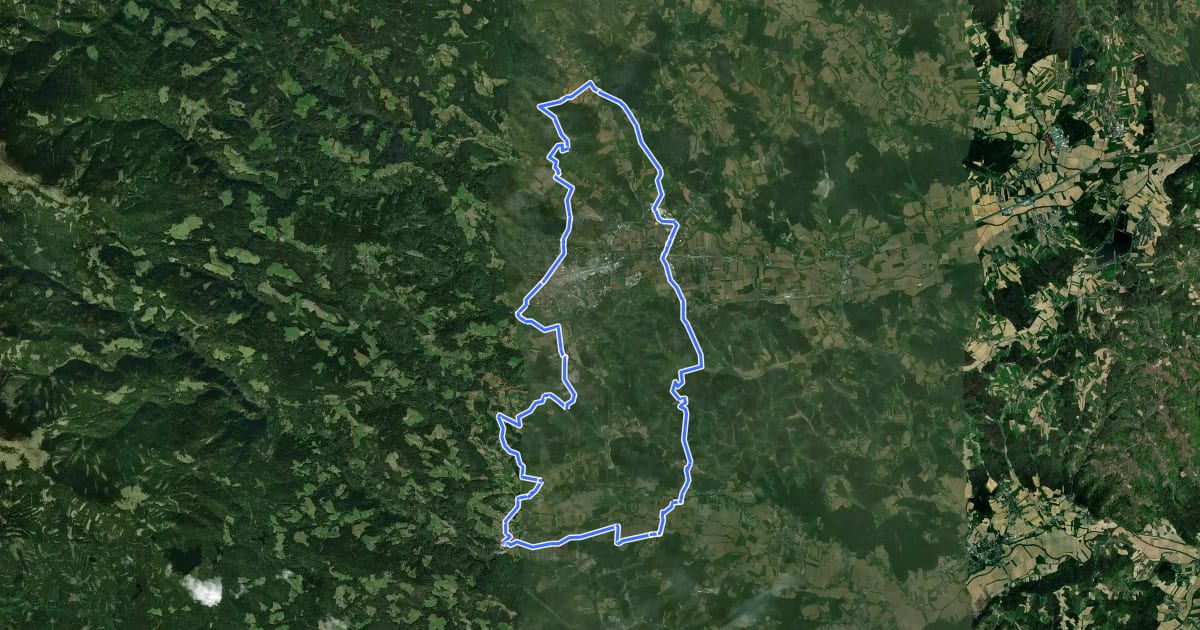 Маршрут Schilcher Tour Süd на спутниковом снимке