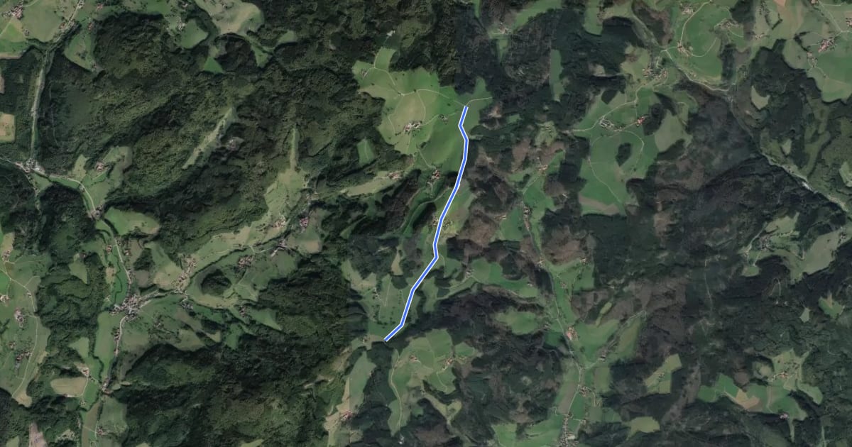 Маршрут Schillinger Berg - Am Felsen на спутниковом снимке
