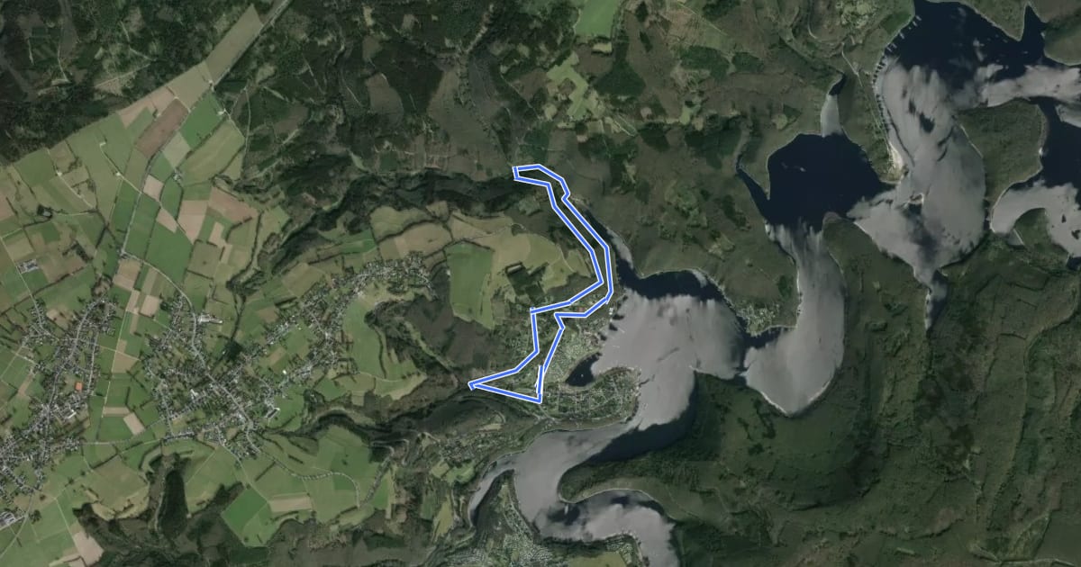 Маршрут Schilsbachtal на спутниковом снимке