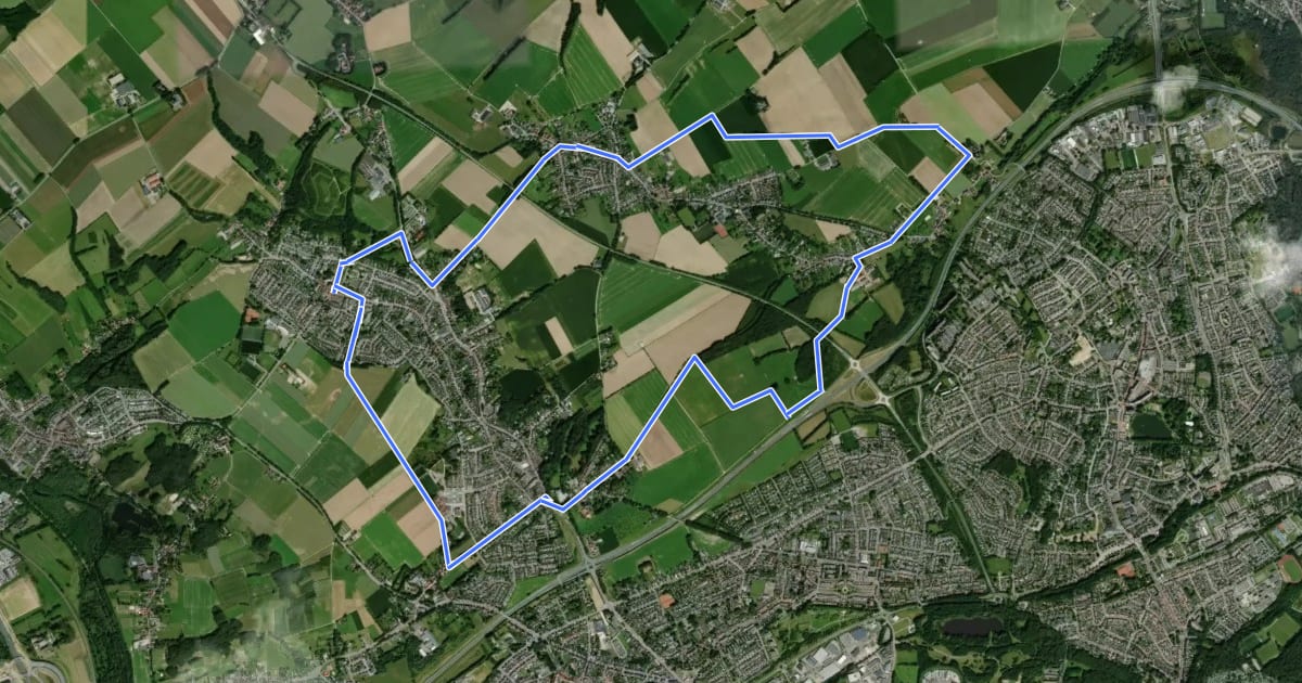 Маршрут Schinnen SC02 Graaf Lambert route на спутниковом снимке