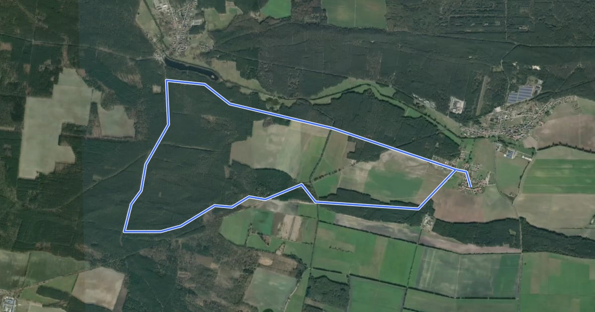 Маршрут Schlangenbergweg на спутниковом снимке