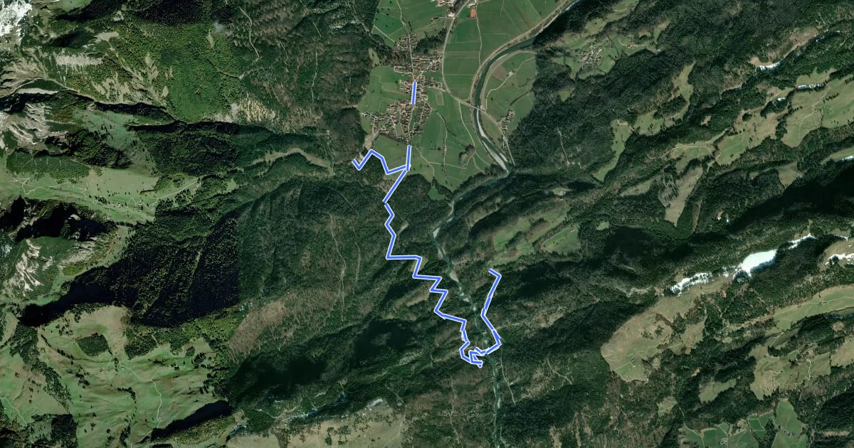 Маршрут Schlechinger Wanderweg 29 на спутниковом снимке