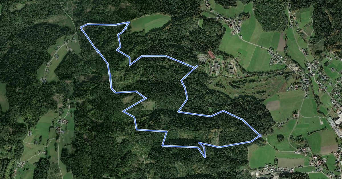 Маршрут Schleierberg Tour на спутниковом снимке