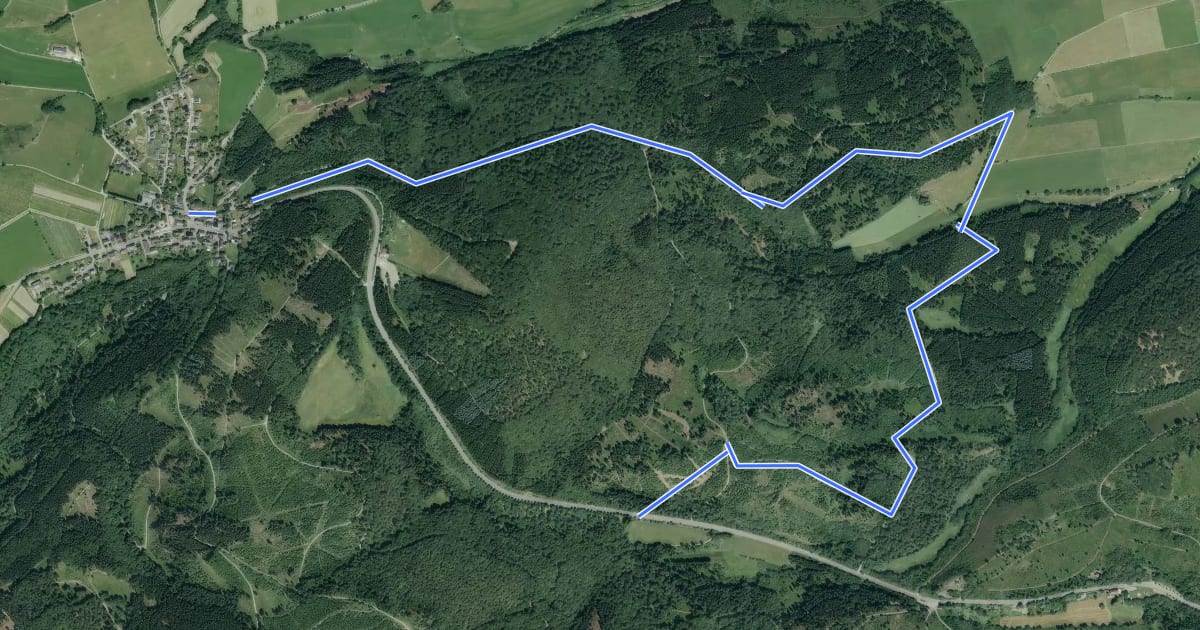 Маршрут Schloßberg Rundweg A2 на спутниковом снимке