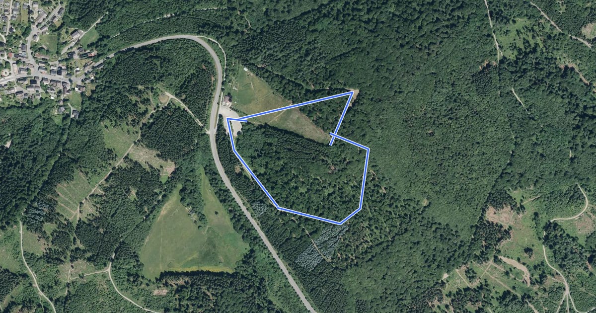 Маршрут Schlossberg Rundweg A1 на спутниковом снимке