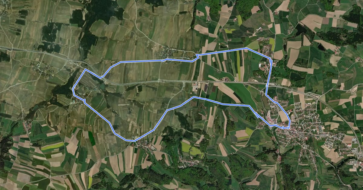 Маршрут Schlossbergwanderung nach Rastbach (40) на спутниковом снимке