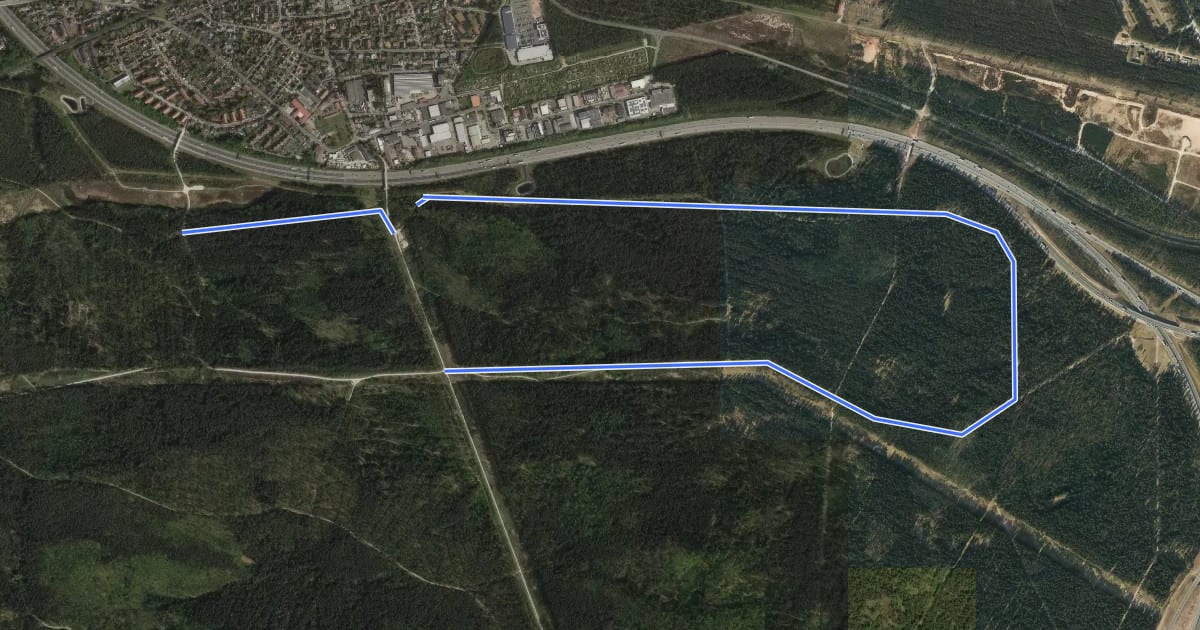 Маршрут Schneidersbach Trail на спутниковом снимке