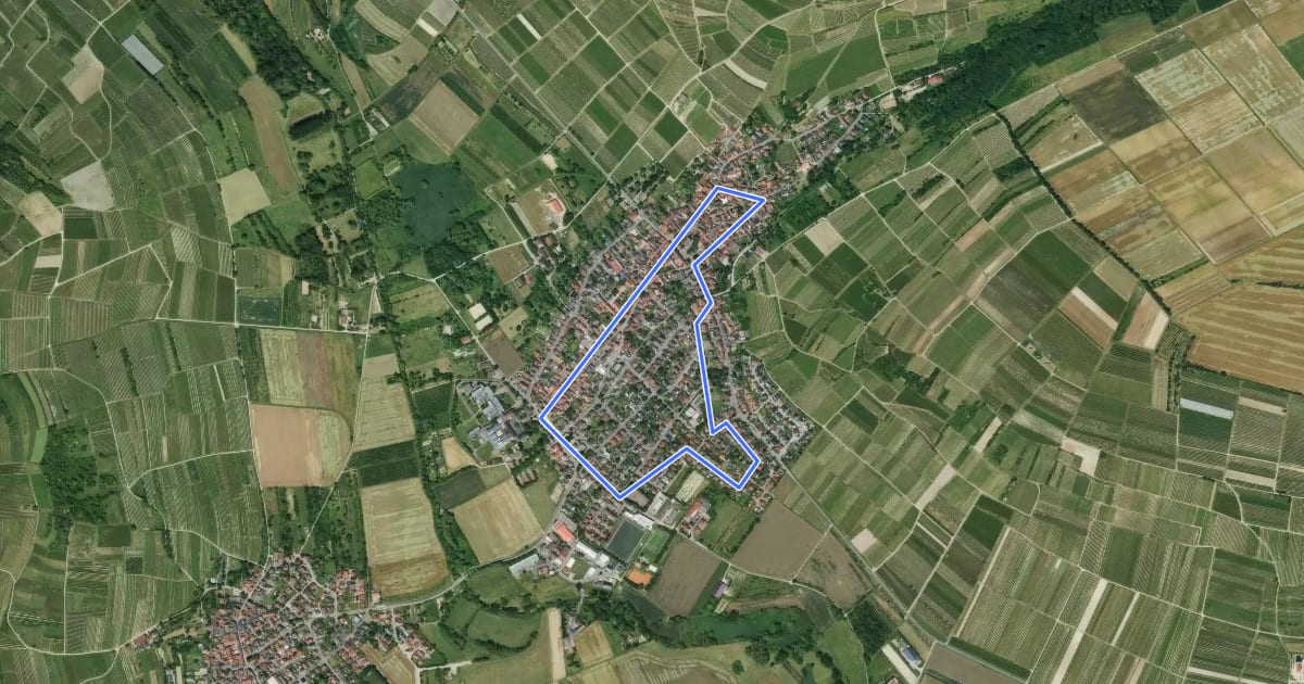 Маршрут Schwabenheim: 3 Schwabenheim на спутниковом снимке