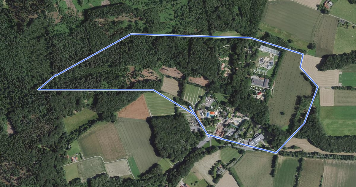 Маршрут Schwalbental Rundweg A1 на спутниковом снимке
