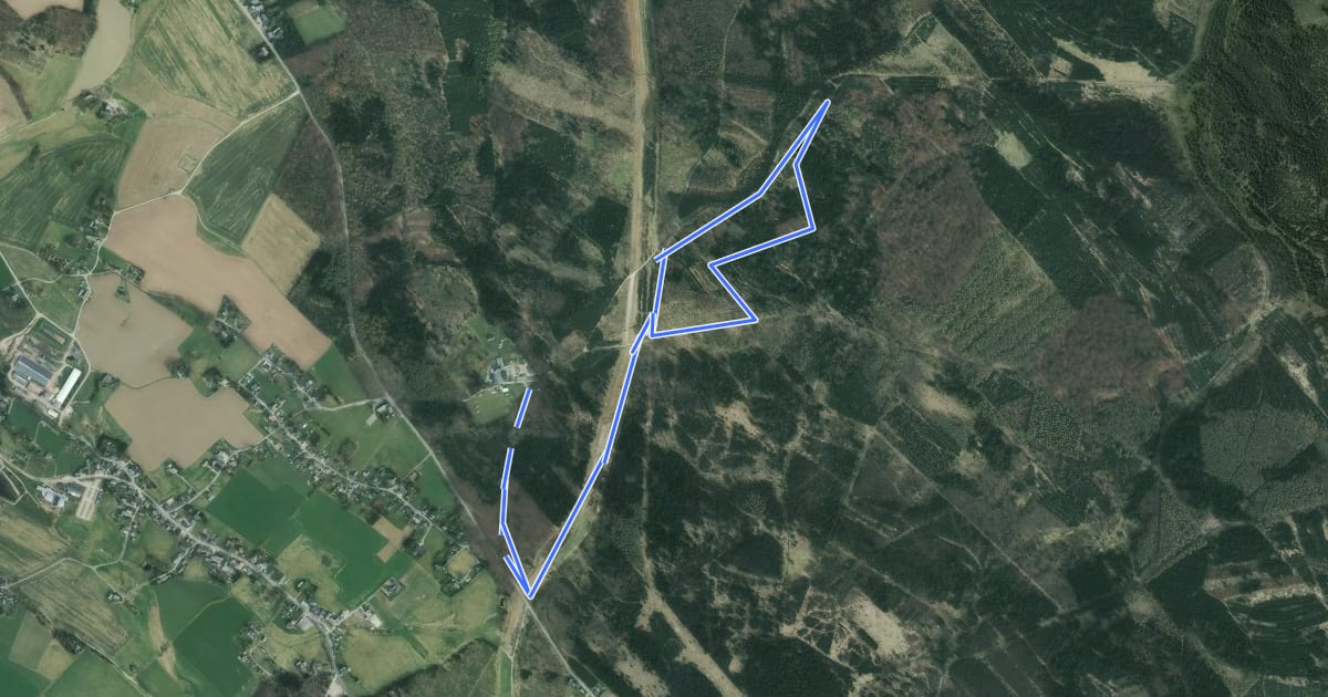 Маршрут Schwartenbergloipe 5km на спутниковом снимке
