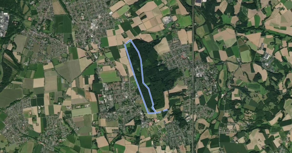 Маршрут Schweicheln Rundweg A1 на спутниковом снимке