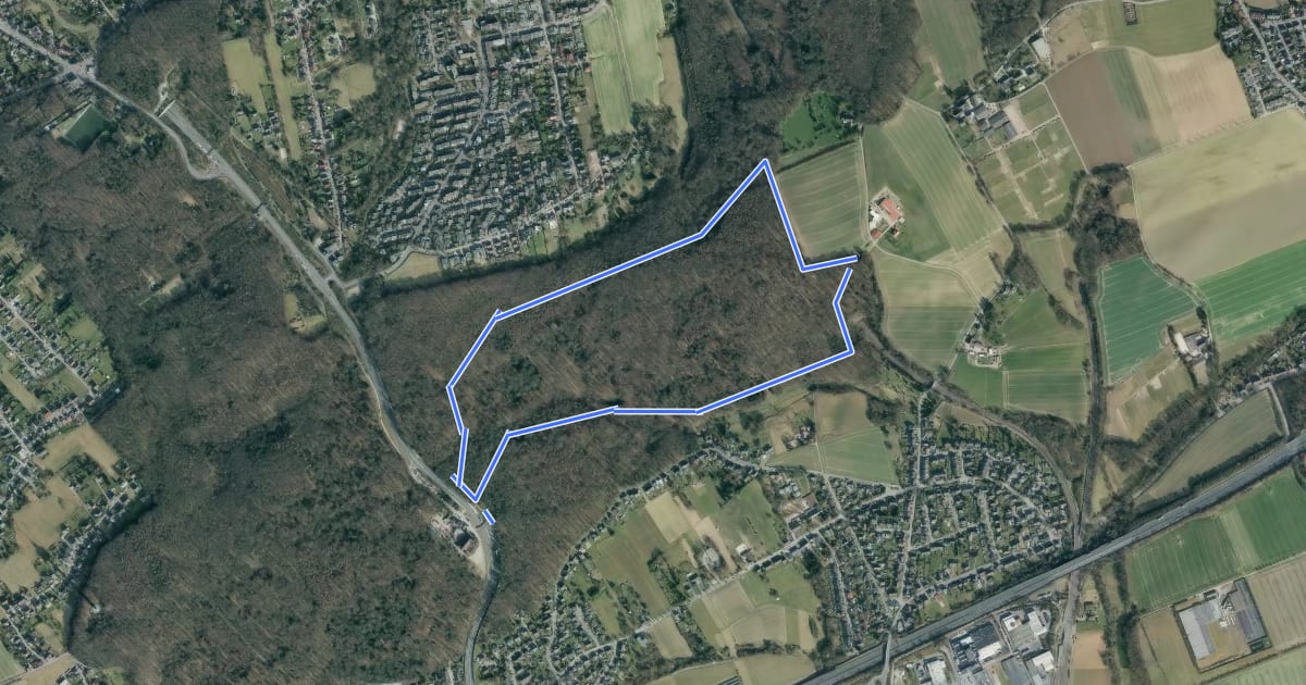 Маршрут Schwerter Wald Rundweg A1 на спутниковом снимке