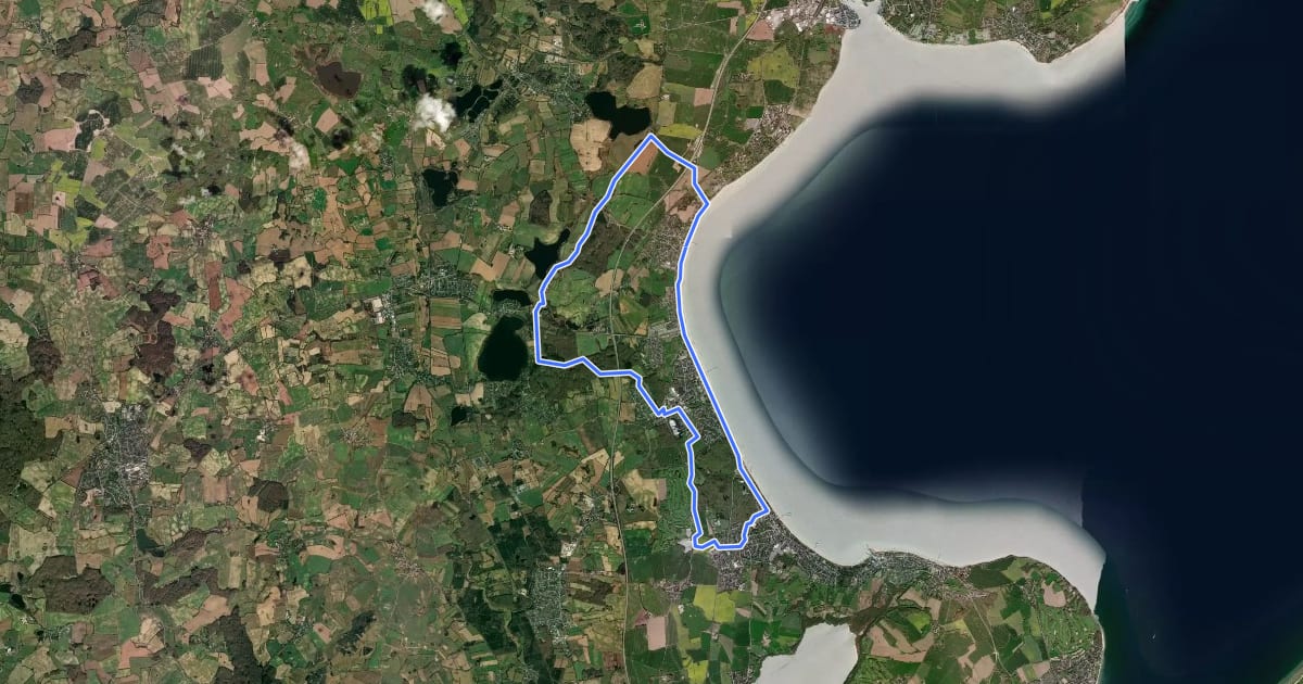 Маршрут See(n), Seh'n, Geh'n-Tour на спутниковом снимке