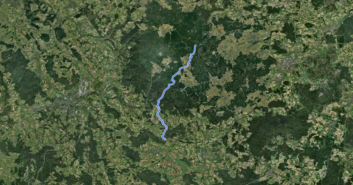 Маршрут Seehausweg на спутниковом снимке