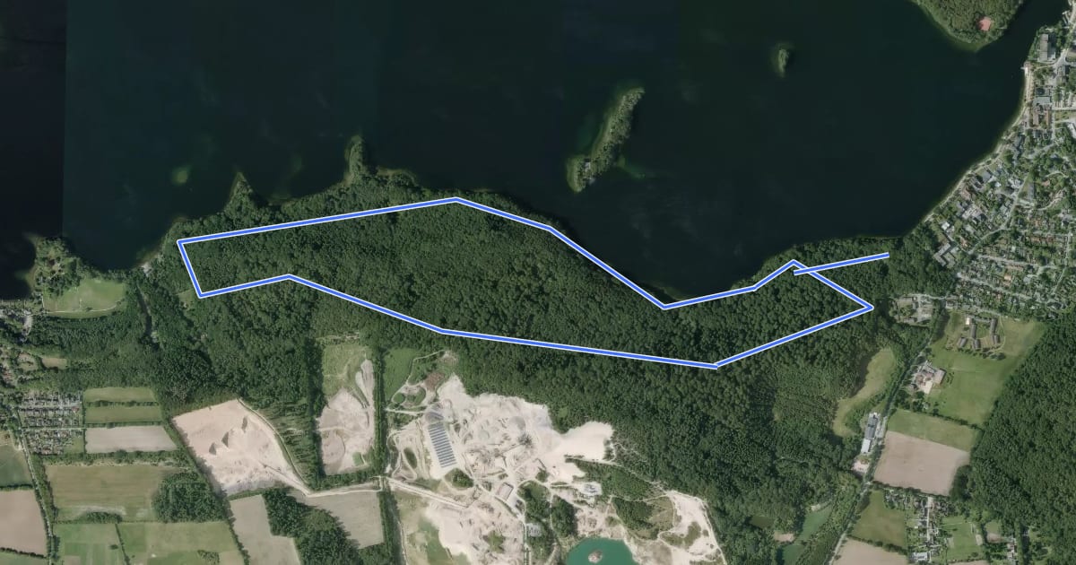 Маршрут Seekamp-Route на спутниковом снимке