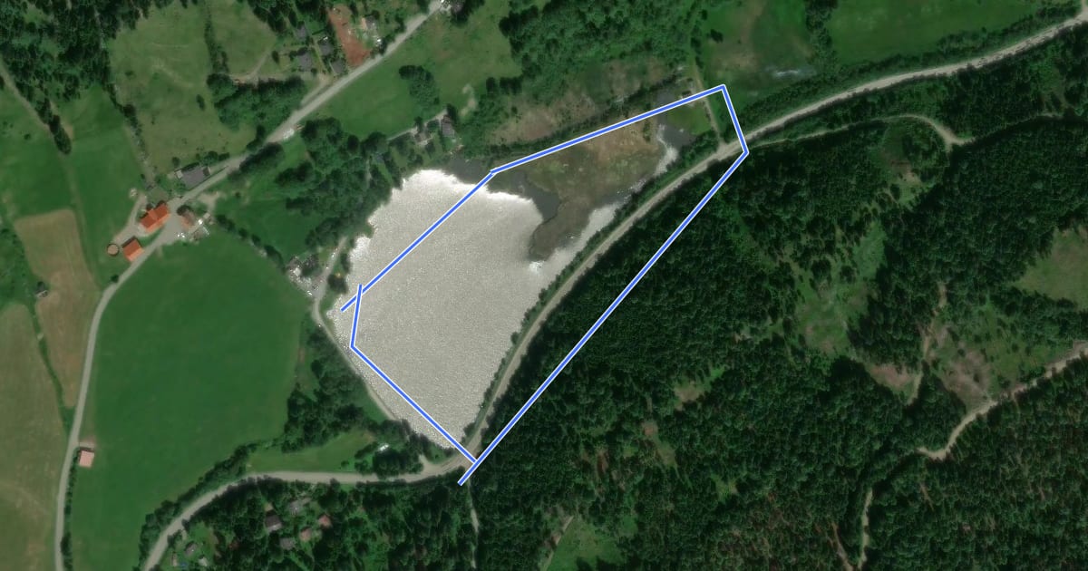 Маршрут Seewanderweg um den Gellsee на спутниковом снимке