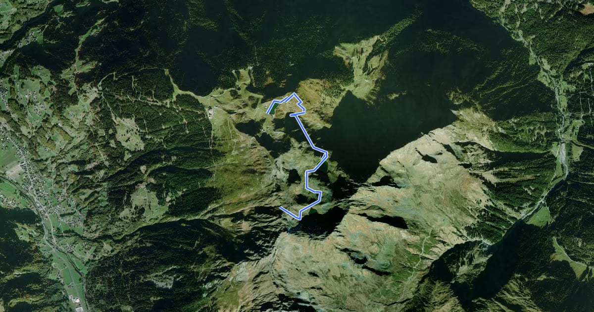 Маршрут Seeweg на спутниковом снимке